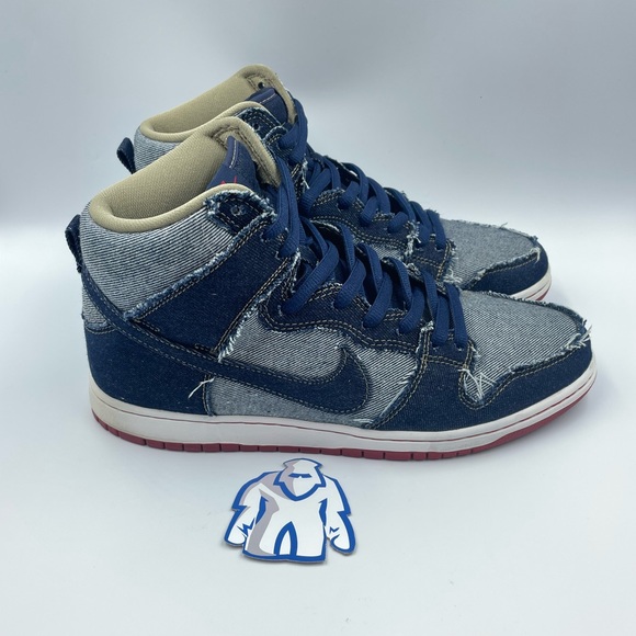 Nike Other - Nike SB Dunk High Reese Forbes Denim Men’s Sz 10